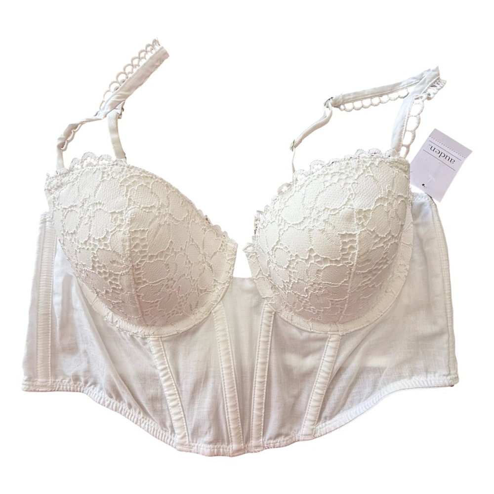 Auden White Lace Bustier